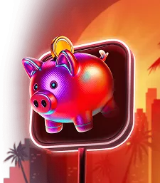 Glowing casino rewards illustration
